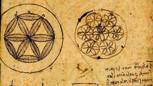  Leonardo da Vinci, Fragment aus dem Codex Atlanticus, 1517/18, UBH Autogr Geigy-Hagenbach 2080