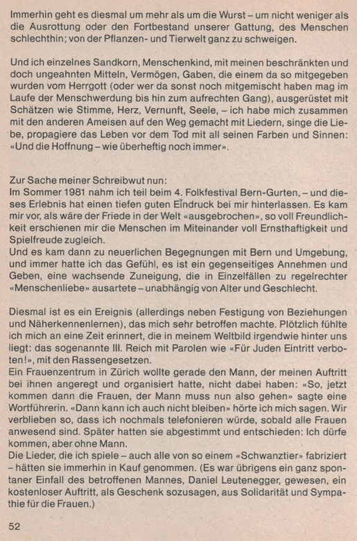 Eva-Maria Hagen, Text im „Gurtenbüchlein“ zum 5. Gurtenfestival Bern, Redaktion © Daniel Leutenegger, ch-cultura.ch